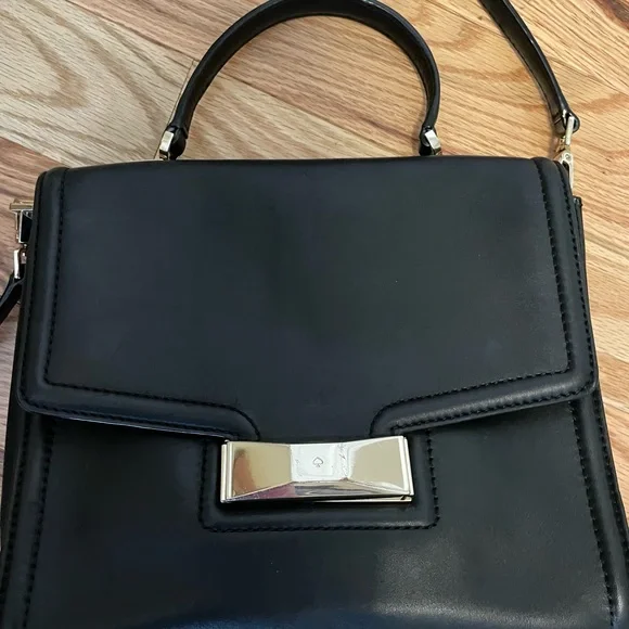 Kate Spade Black Convertible Crossbody/Satchel - Picture 2 of 12